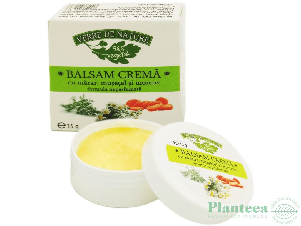 Balsam crema marar musetel morcov 15g - VERRE DE NATURE