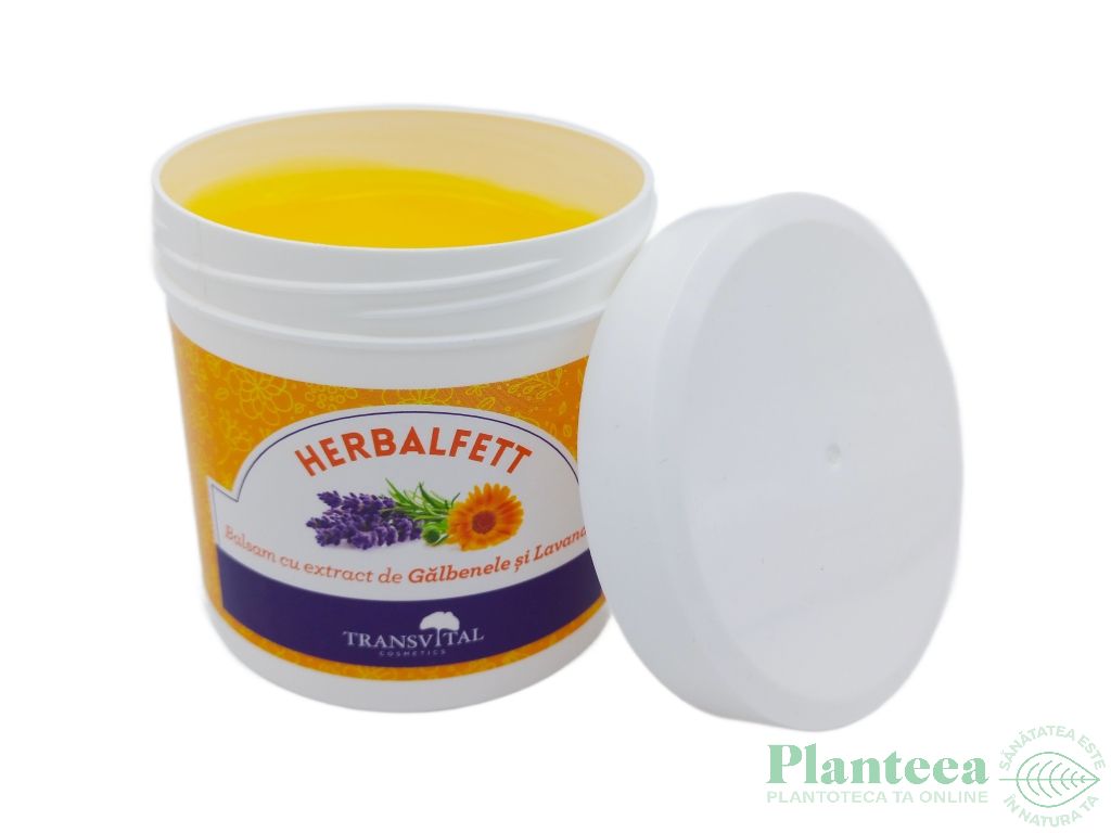 Balsam galbenele lavanda Herbalfett 250ml - TRANSVITAL