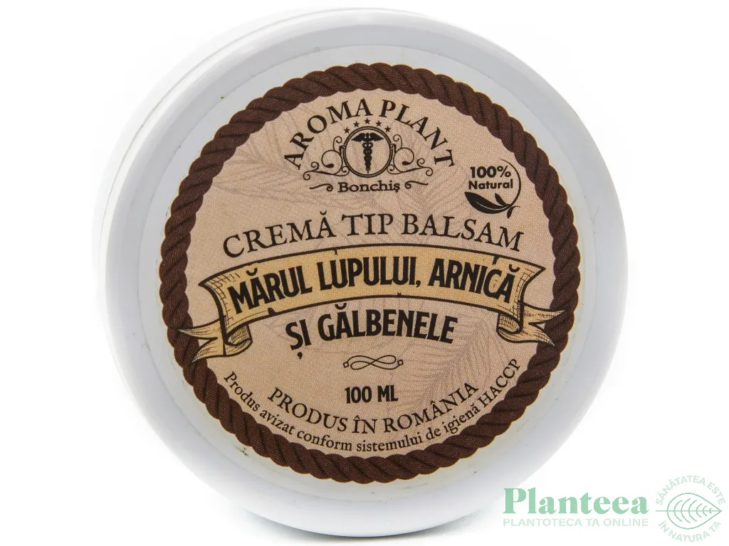 Crema balsam marul lupului arnica galbenele 100ml - BONCHIS
