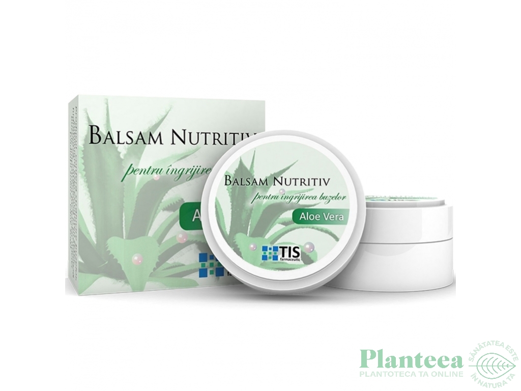 Balsam buze nutritiv aloe vera 6g - TIS