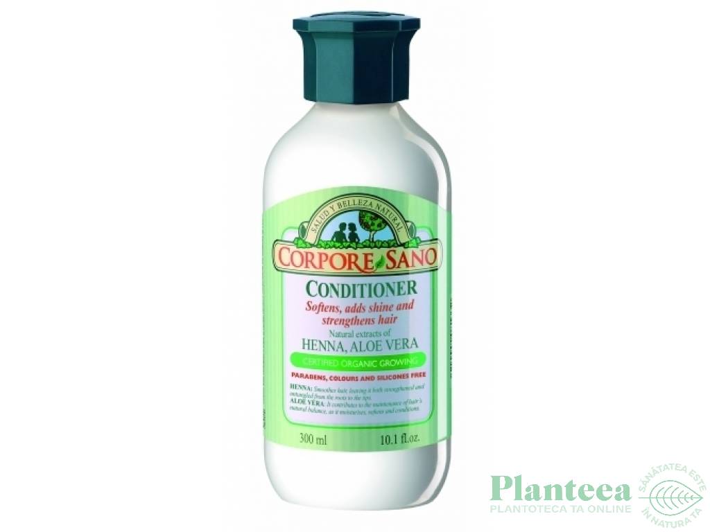 Balsam par fortifiant henna aloe vera 300ml - CORPORE SANO