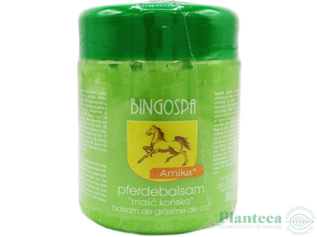 Balsam puterea calului arnica 500ml - BINGO SPA