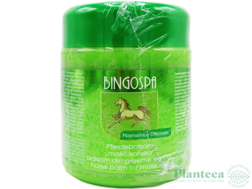 Gel puterea calului rozmarin 500ml - BINGO SPA