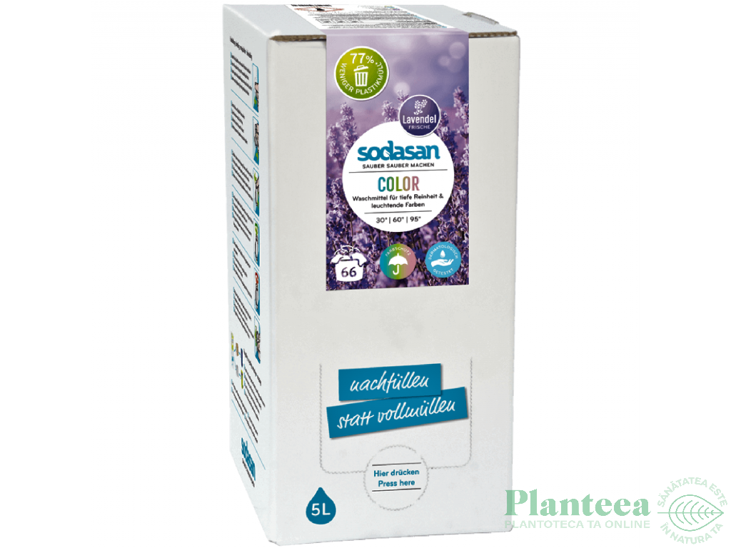 Balsam clatire rufe lavanda 5L - SODASAN