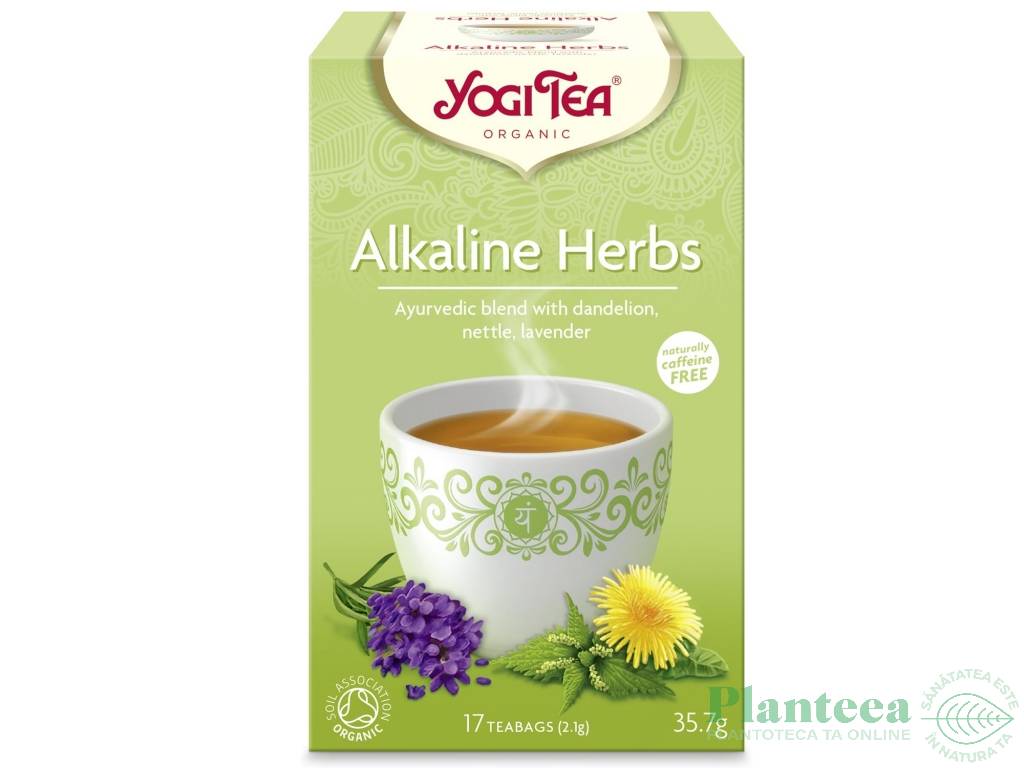 Ceai plante alcaline bio 17dz - YOGI TEA