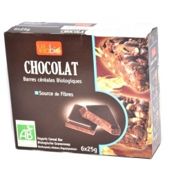 Batoane cereale ciocolata eco 6x25g - VITABIO