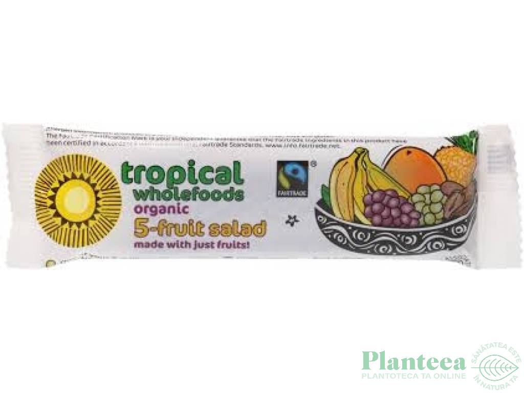 Baton 5fructe eco 40g - TROPICAL WHOLEFOODS