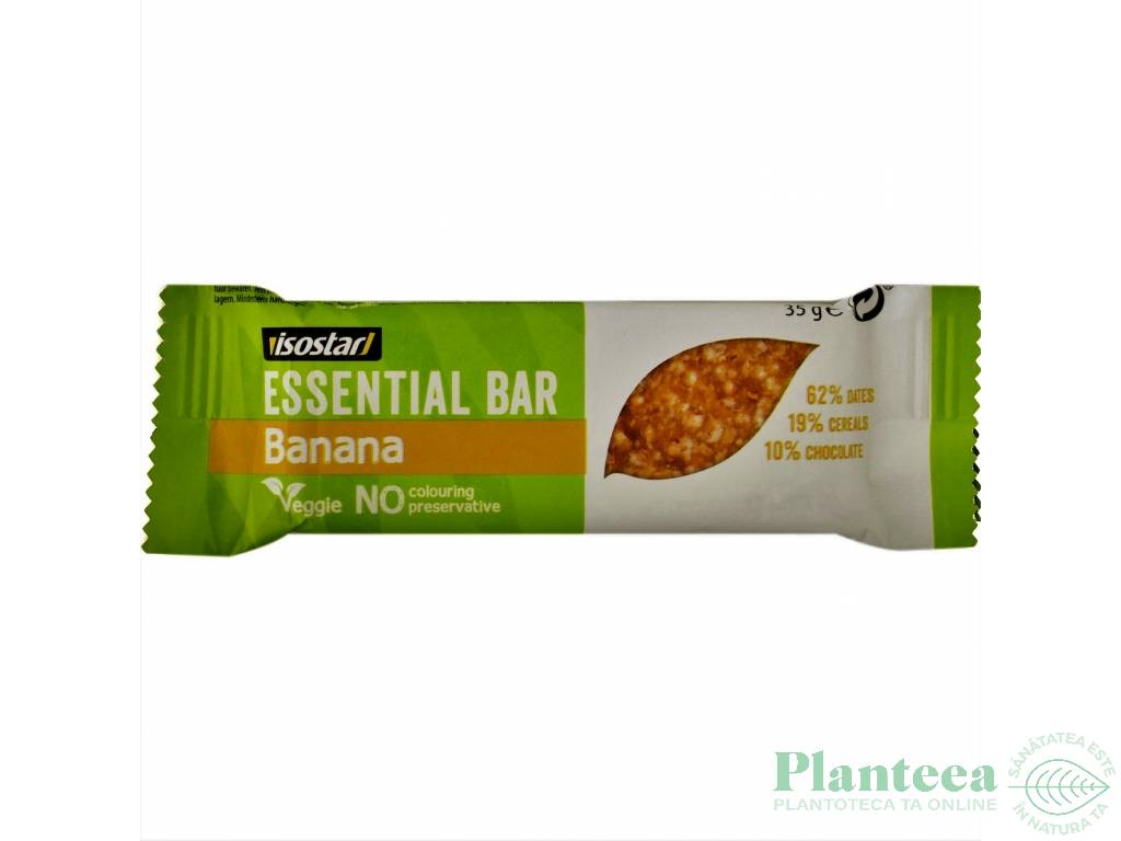 Baton energizant Essential banana 35g - ISOSTAR