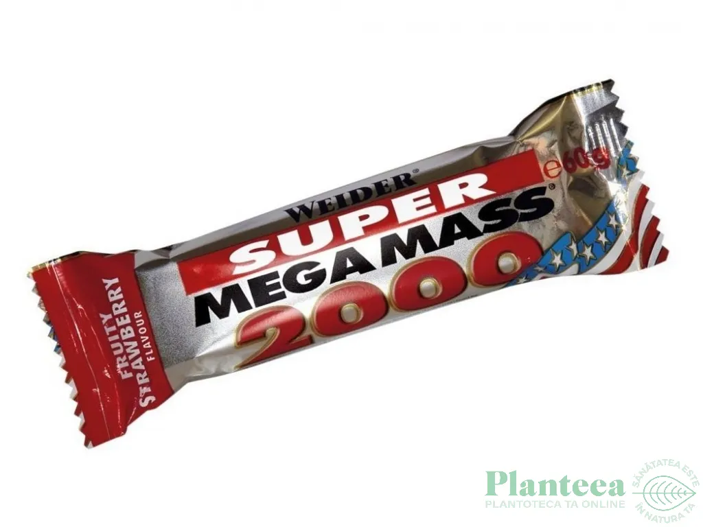 Baton Mega mass 2000 blueberry muffin 60g - WEIDER