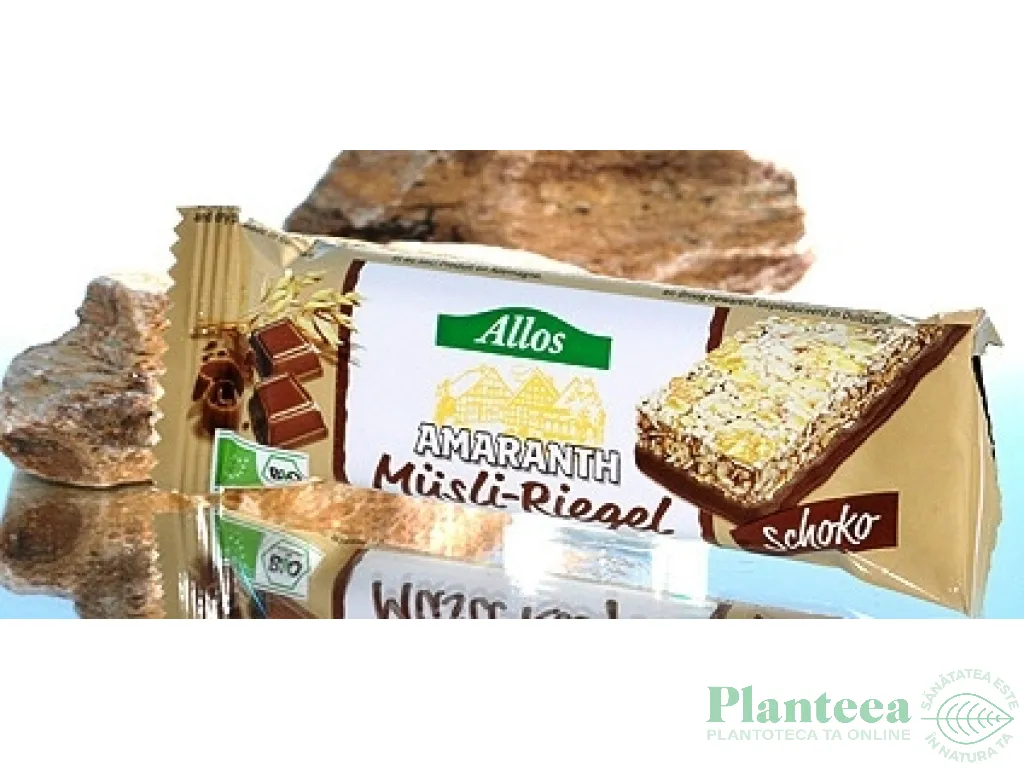 Baton amarant ciocolata musli eco 25g - ALLOS