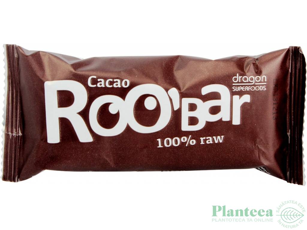 Baton cacao raw bio 50g - ROOBAR