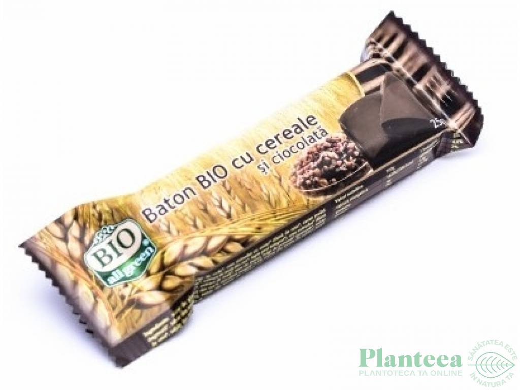 Baton cereale ciocolata eco 25g - BIO ALL GREEN