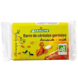 Baton cereale germinate migdale miere eco 40g - GERMLINE