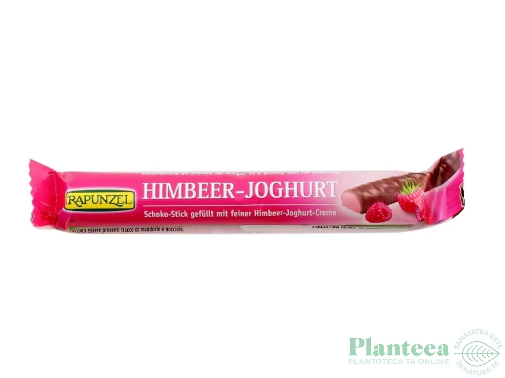 Stick ciocolata lapte iaurt zmeura eco 22g - RAPUNZEL