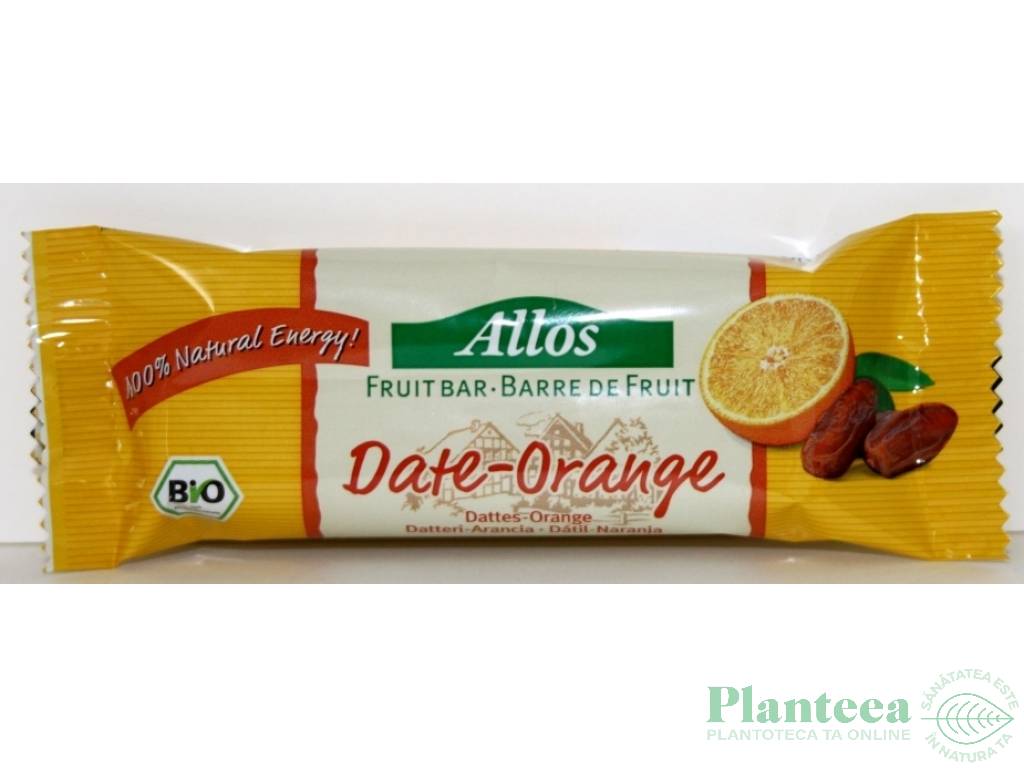 Baton curmale portocale 40g - ALLOS