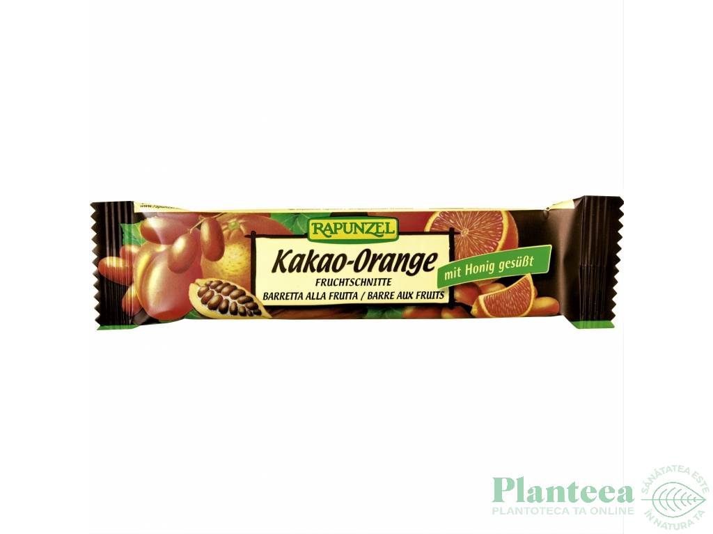 Baton fructe cacao portocale eco 40g - RAPUNZEL