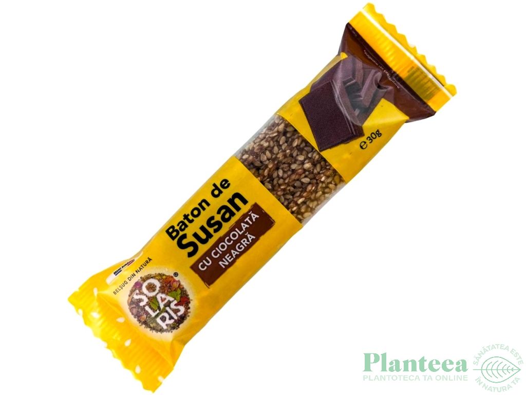 Baton susan ciocolata neagra 30g - SOLARIS