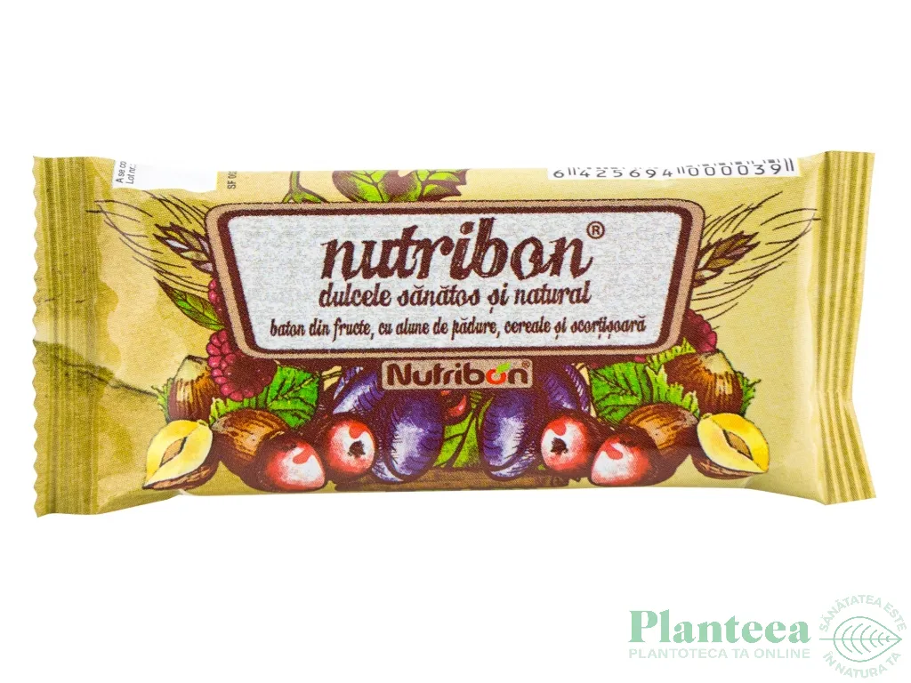 Baton fructe alune 40g - NUTRIBON
