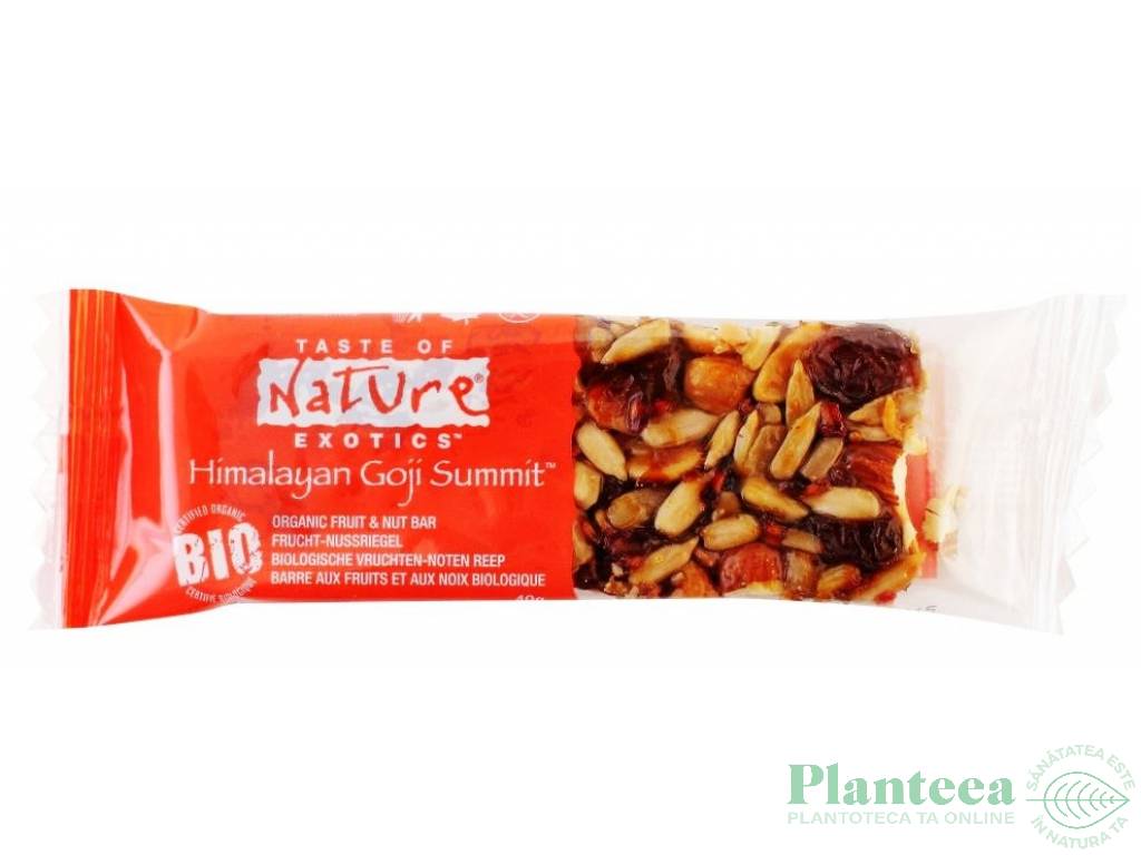 Baton vegan goji eco 40g - TASTE OF NATURE