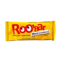 Baton maca merisor raw bio 30g - ROOBAR