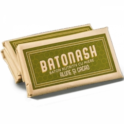 Baton nutritiv miere alune cacao 50g - BATONASH