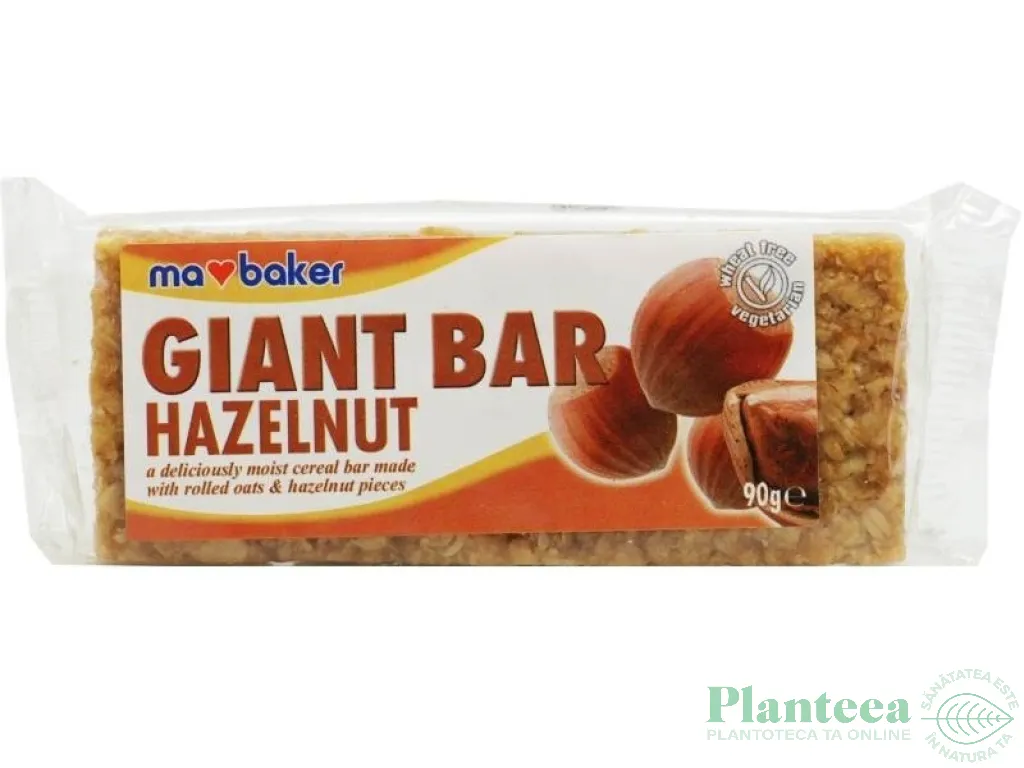 Baton cereale ovaz alune padure 90g - MA BAKER
