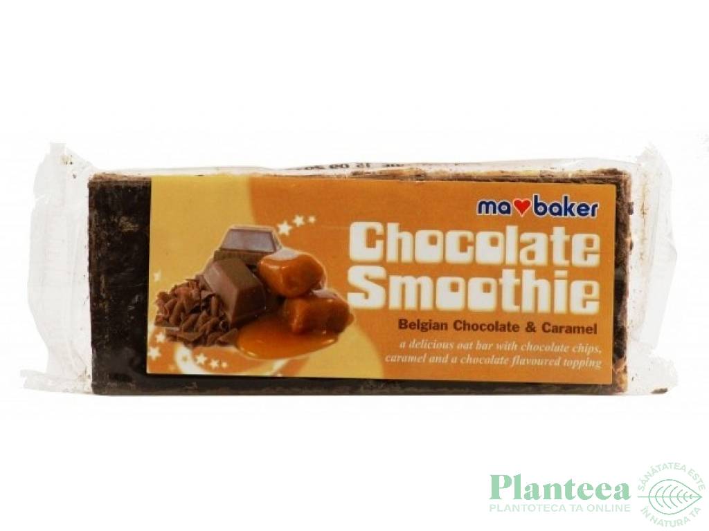 Baton ovaz glazura ciocolata belgiana caramel 100g - MA BAKER