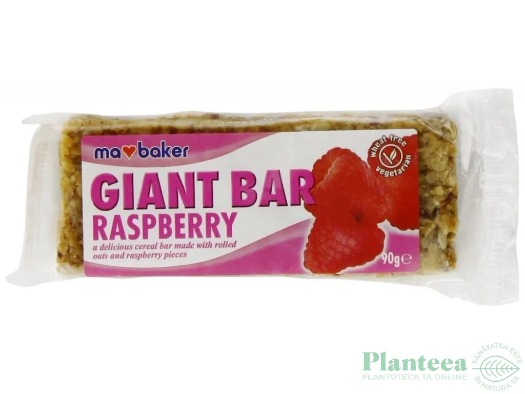 Baton cereale ovaz zmeura 90g - MA BAKER