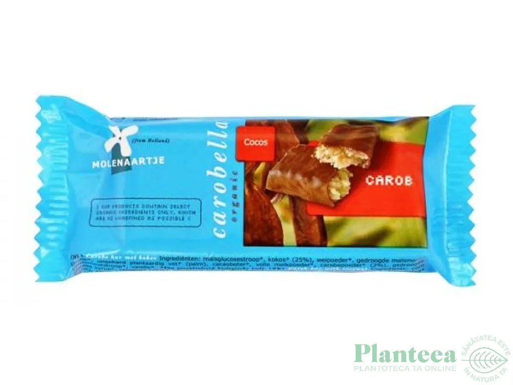 Baton roscove cocos fara zahar 40g - MOLENAARTJE