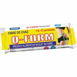 Baton slabit fibre ovaz L carnitina QForm 60g - ROMMAC