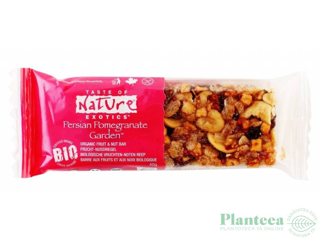 Baton vegan suc rodie eco 40g - TASTE OF NATURE