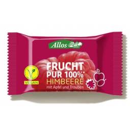 Baton vegan fructe zmeura 100% 30g - ALLOS