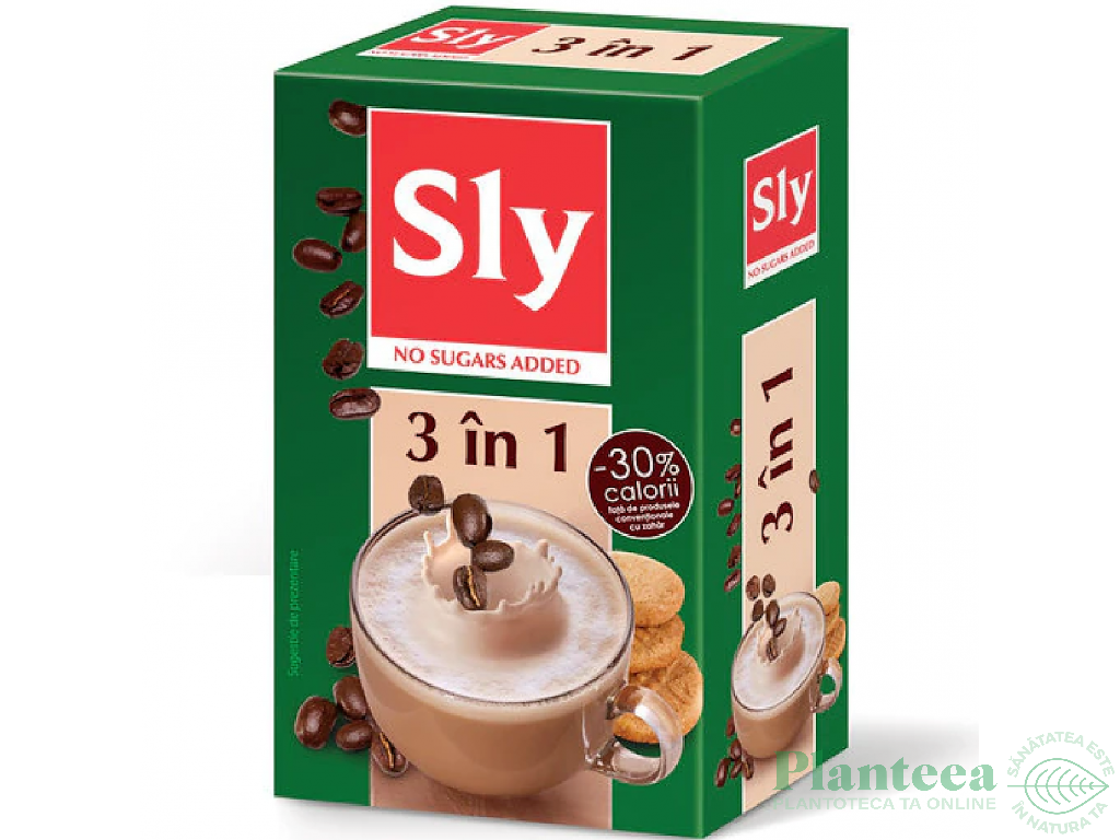 Cafea 3in1 instant dietetica 7pl - SLY NUTRITIA