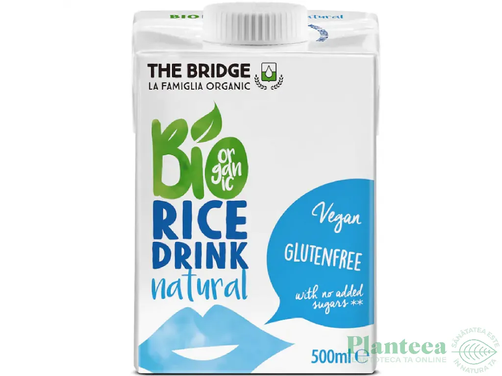 Lapte orez simplu eco 500ml - THE BRIDGE