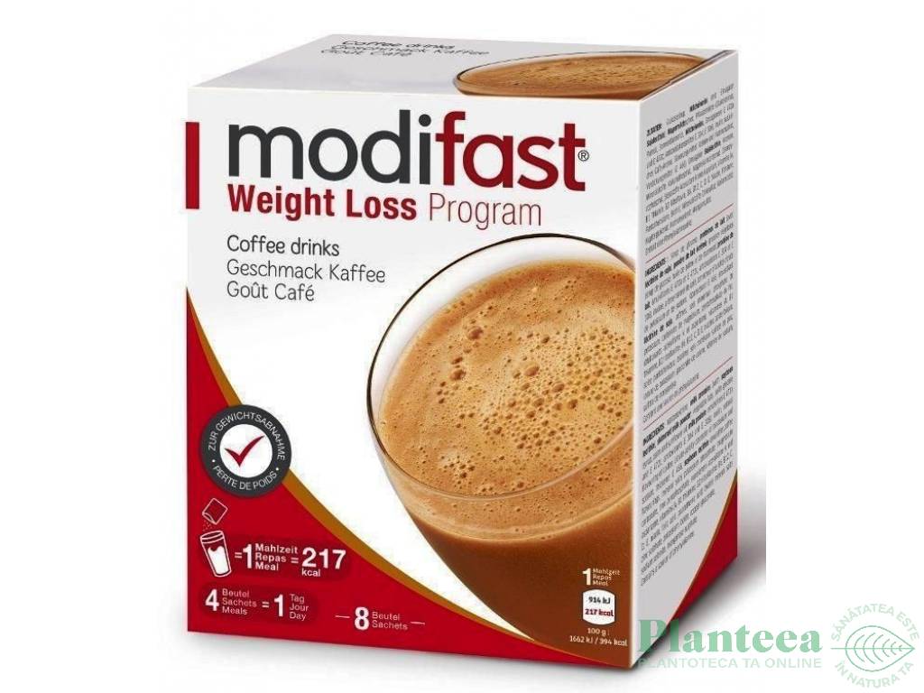 Bautura instant Weight Loss cafea 8x55g - MODIFAST