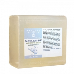 Baza de sapun solid transparent 465g - MAYAM