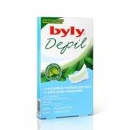 Benzi depilatoare corp menta ceai verde 20b - BYLY