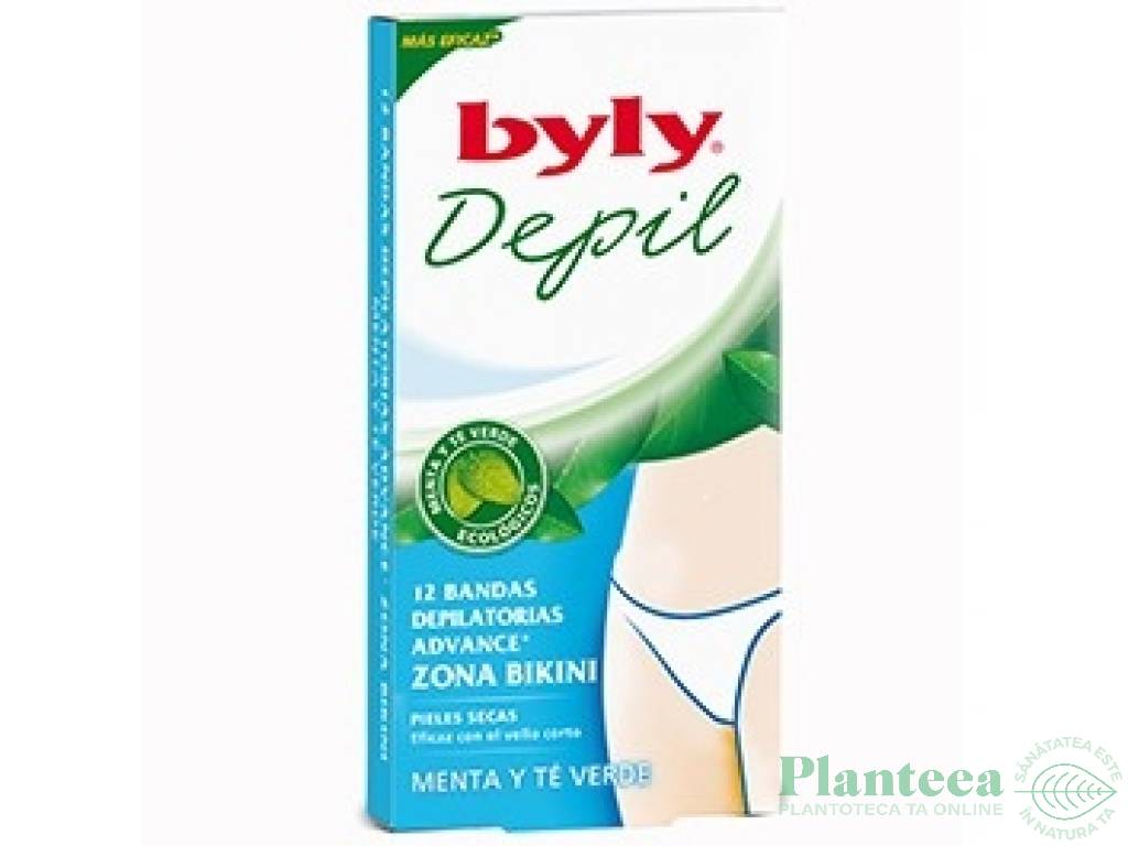 Benzi depilatoare zona bikini 12b - BYLY