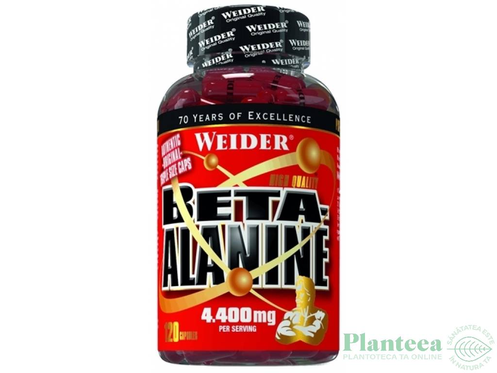 Beta alanina 1100mg 120cps - WEIDER