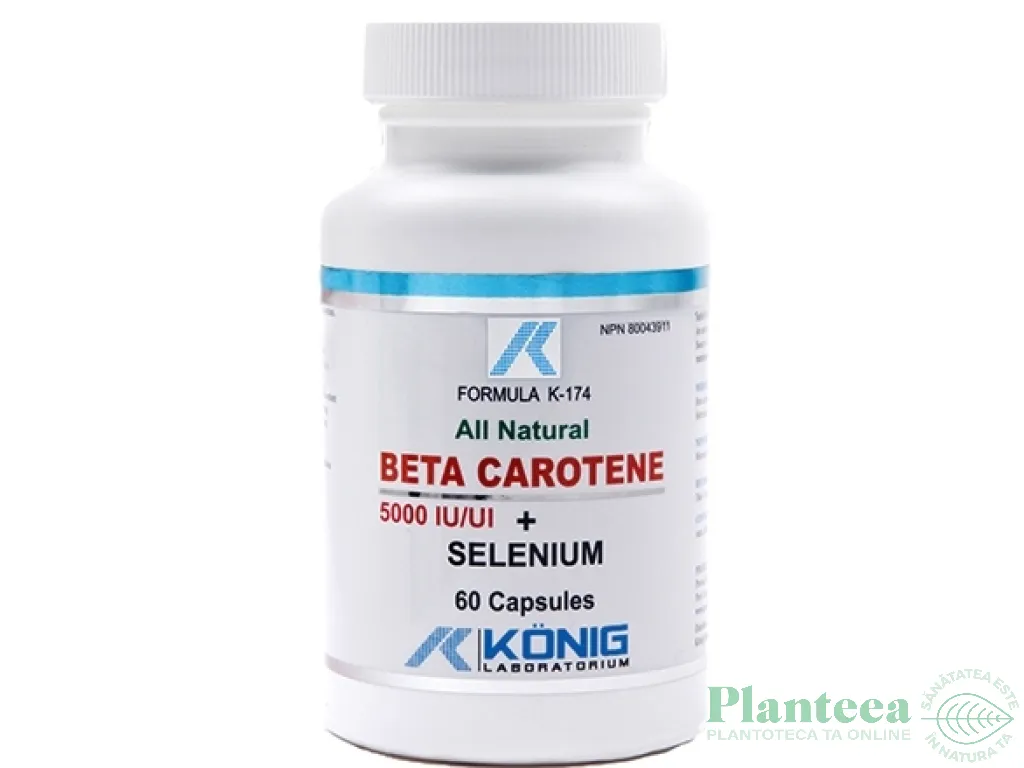 Beta Caroten seleniu 60cps - KONIG