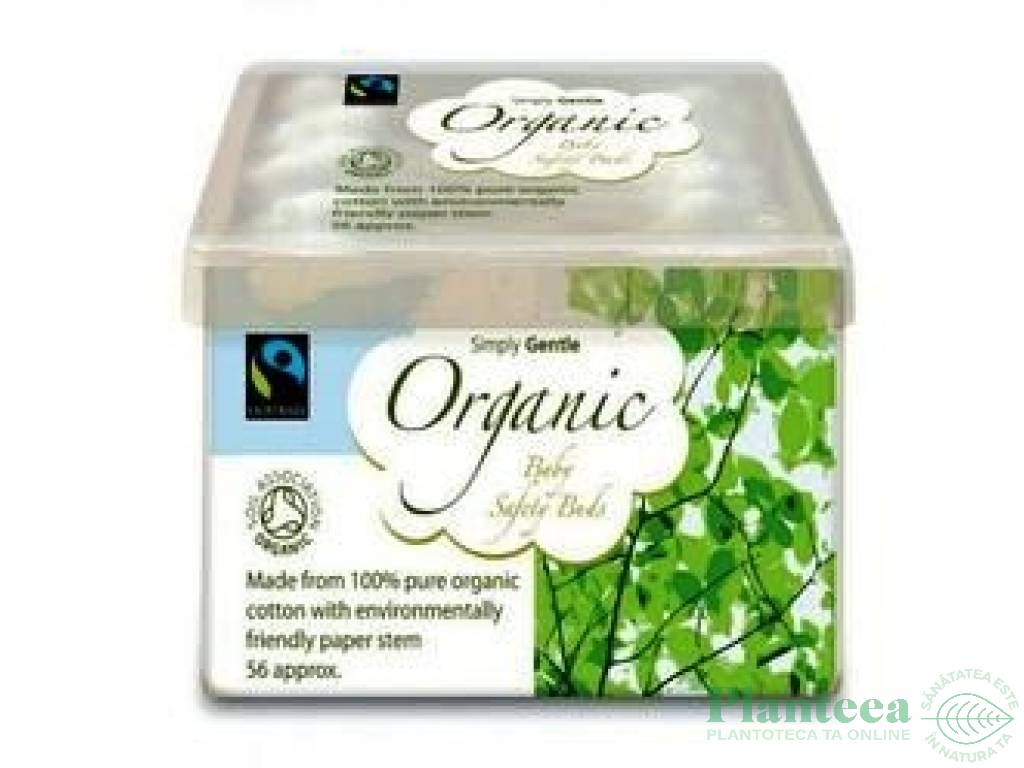 Betisoare urechi bumbac organic bebe 56b - MACDONALD TAYLOR