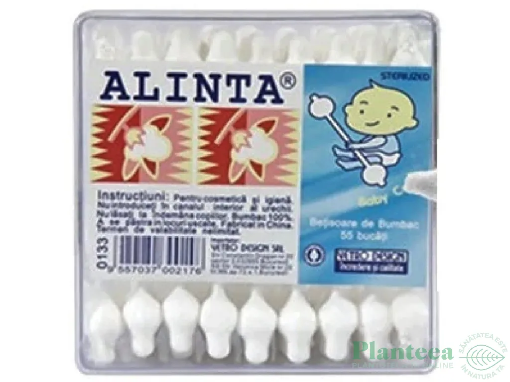 Betisoare urechi bumbac copii 55b - ALINTA