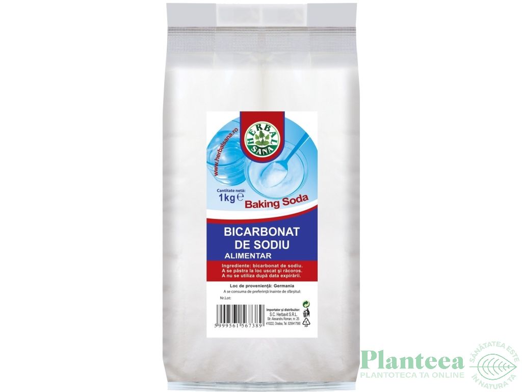 Bicarbonat sodiu 1kg - HERBAL SANA