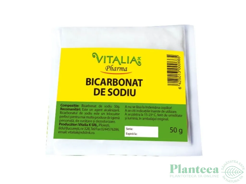 Bicarbonat sodiu 50g - VITALIA K