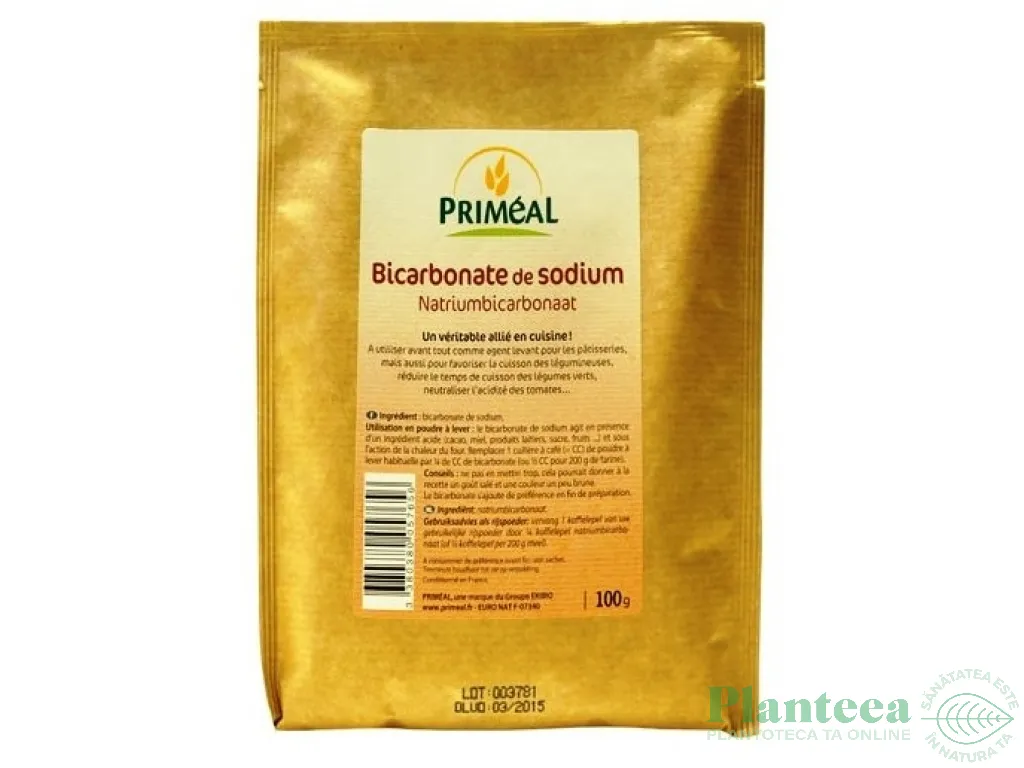 Bicarbonat sodiu 100g - PRIMEAL