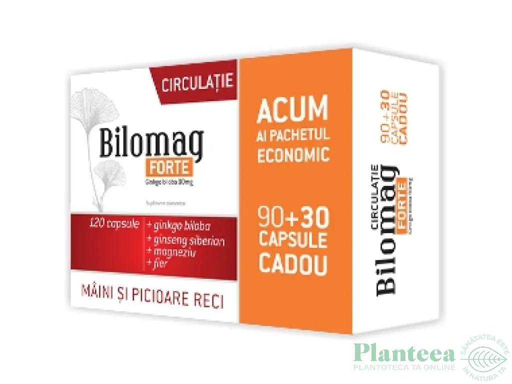 Bilomag forte circulatie 120cps - NATUR PRODUKT