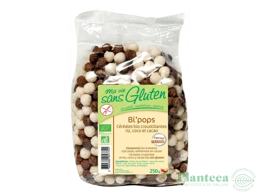 Bilute bicolore orez cacao cocos eco 250g - MA VIE SANS GLUTEN