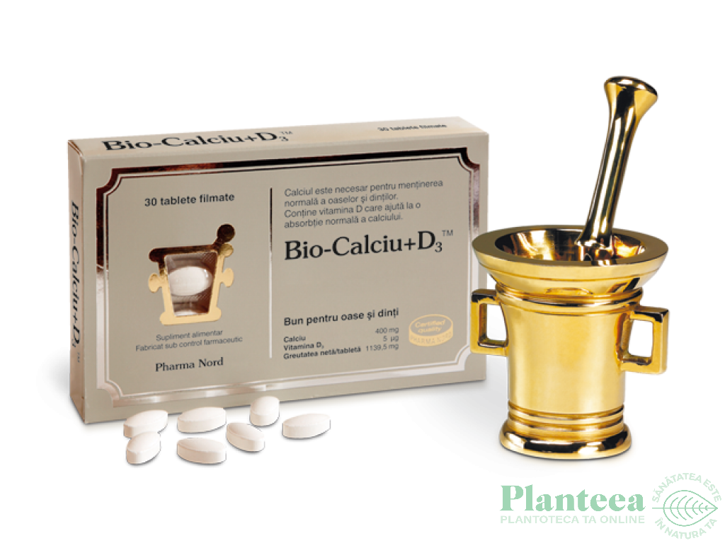 Bio Calciu D3 30cp - PHARMA NORD
