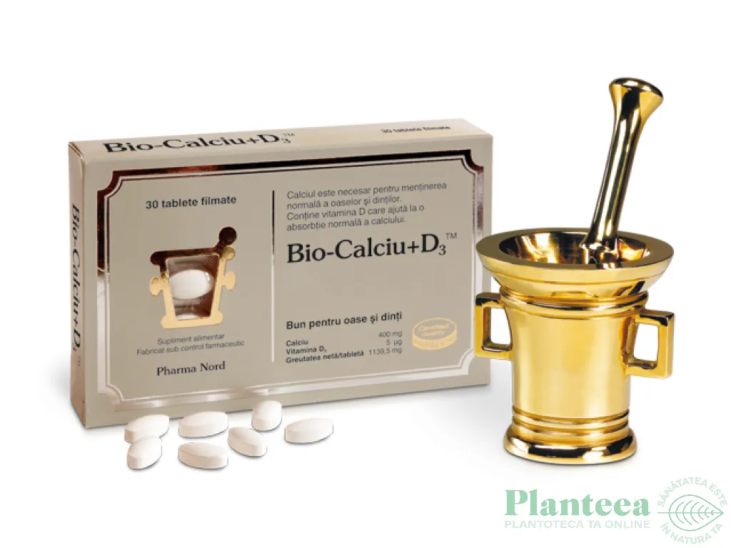 Bio Calciu D3 30cp - PHARMA NORD