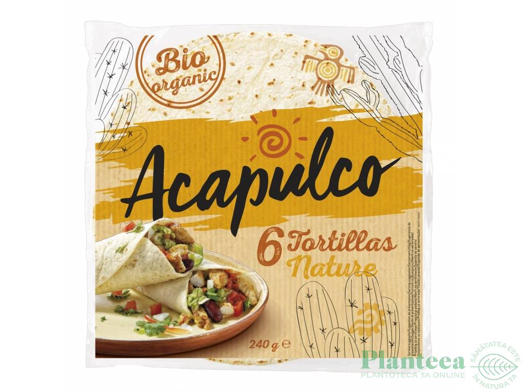 Lipii grau pt tortilla eco 6buc 240g - ACAPULCO